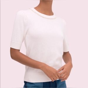 Kate Spade Pearl Trimmed Sweater